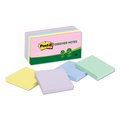 3M Recycled Mini Greener Note Pads; Assorted MMM65324RPVAD